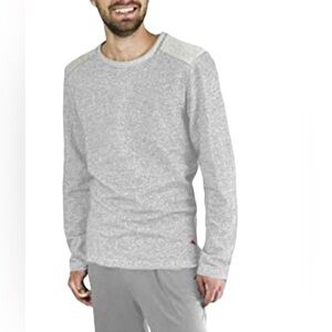 Tommy Bahama Gray Fleece Pullover Marlin Logo Sweatshirt crewneck sweater